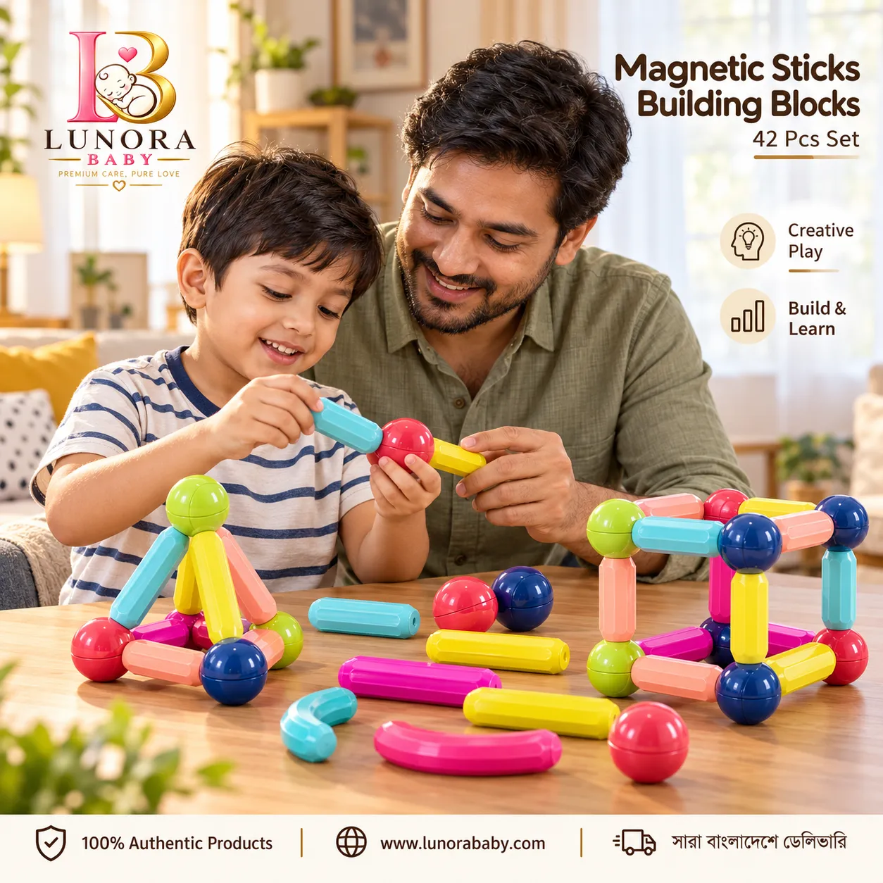 Magnetic Sticks Building Blocks